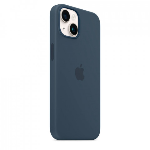 Чехол LUX Silicone Case для iPhone 14 Storm Blue without MagSafe